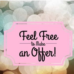 I’m more than happy to consider all offers! 💕